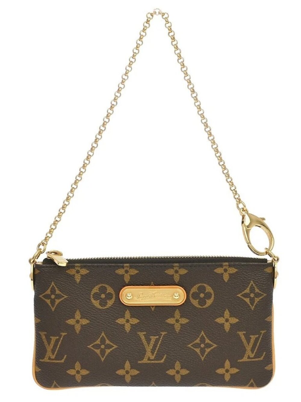 Louis Vuitton Monogram Pochette Milla MM Handbag M60094 AA5101 179043